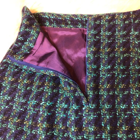 Vintage Ann Taylor | Tweed Pencil Skirt - Picture 4 of 7